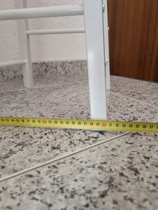 2 Taburetes altos barra madera y metal