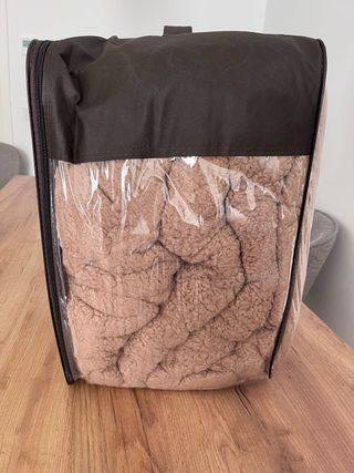 Cobertor para Cama de 180x200 Beige/Marrón