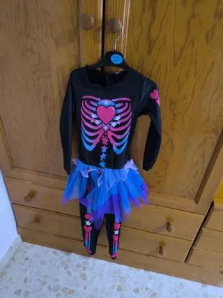 Disfraz Esqueleto Niña 3-4 Años