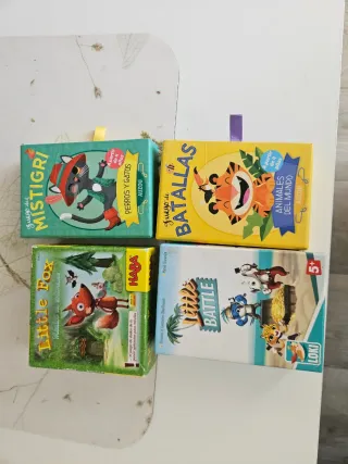 Lote 4 juegos de mesa +4 años
