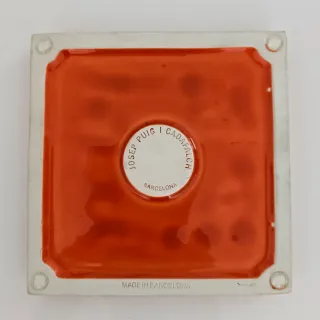 Azulejo decorativo flor de cuatro pétalos