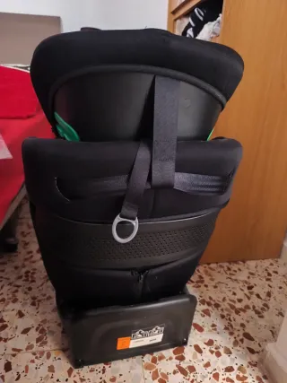 Silla coche bebé negra