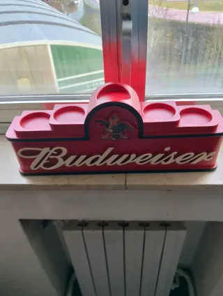 Expositor Budweiser Madera Años 80