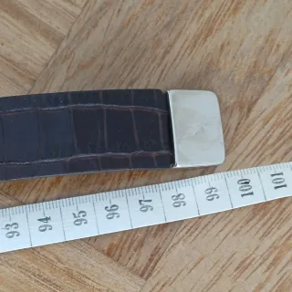 Cintura donna pelle effetto coccodrillo