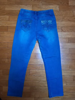 Jeans donna Mango blu taglia 44