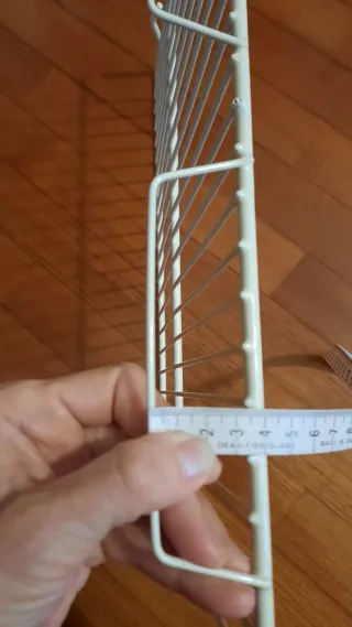 4 Ripiani Griglia Mensole Metallo Rivestito