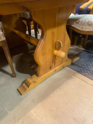 Banco Rinconera Pino estilo provenzal mas mesa