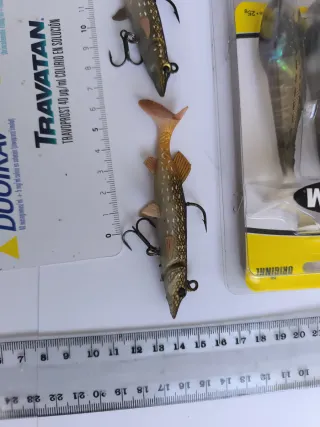 Señuelos vinilos pesca depredadores