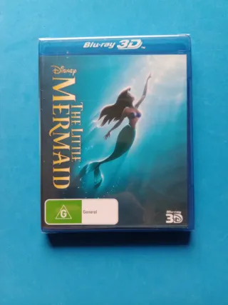 A Pequena Sereia Blu-ray 3D Disney (novo/New)