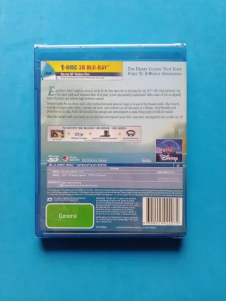 A Pequena Sereia Blu-ray 3D Disney (novo/New)