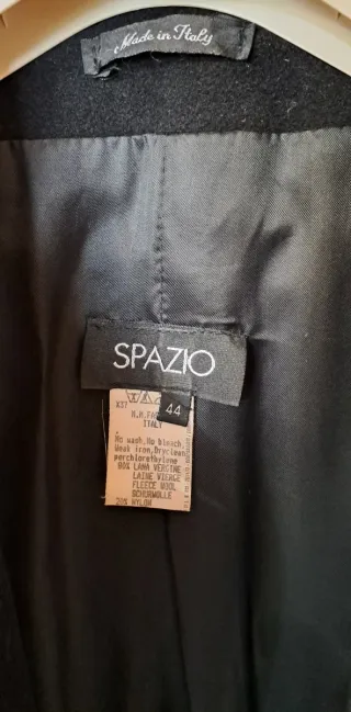 Cappotto lungo nero donna taglia 44