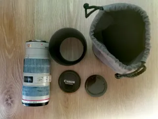 Objetivo Canon ET-74 con funda