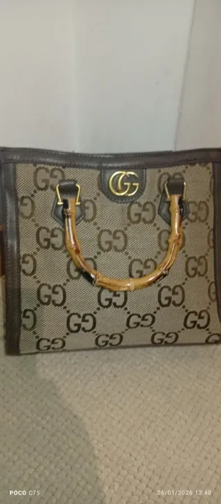 Bolso Gucci GG Beige y Marrón