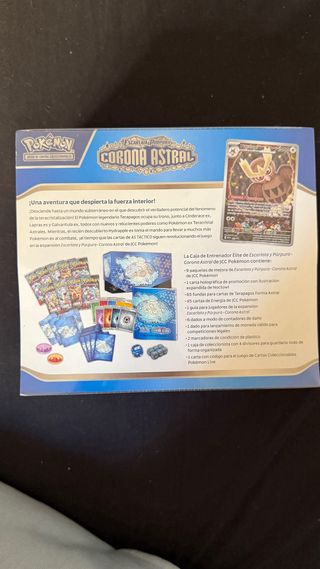ETB Pokémon Caja Entrenador Élite Corona Astral