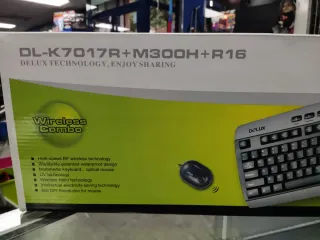 Teclado y Ratón Inalámbrico DELUX