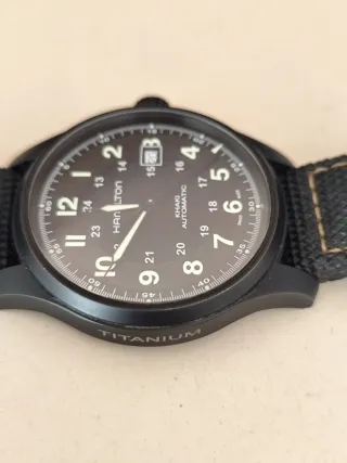 Reloj Hamilton Khaki Field Automatic Negro