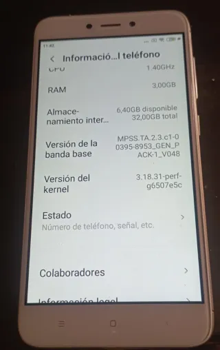 Xiaomi 3 GB RAM /32 GB