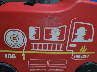 Maleta infantil bomberos con ruedas