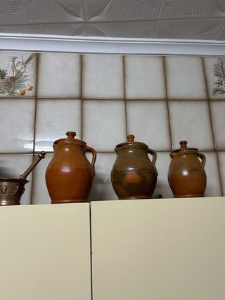 Pack 6 Pucheros de Barro