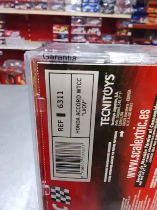 Scalextric Honda Accord wtcc LVOV escala 1.32