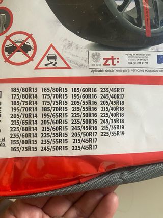 Fundas de nieve textil