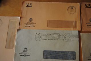 Lote Sobres Servicio Filatélico Correos España