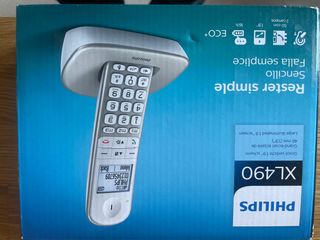 Teléfono Inalámbrico Philips XL490