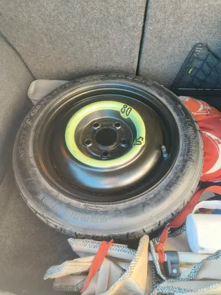 Rueda repuesto coche