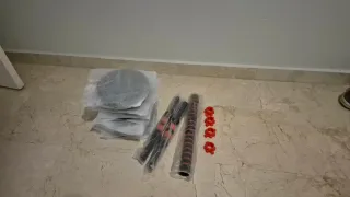 Juego Mancuernas + Barra Pesas