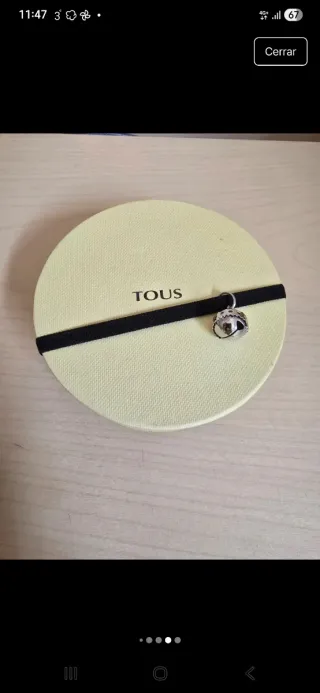 Medallón Tous MAMÁ Plata.