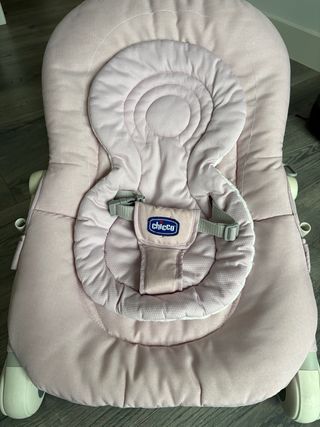 Hamaca bebé Chicco rosa reclinable y plegable