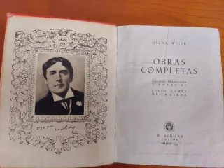 Oscar Wilde Obras Completas. Aguilar, 1ª ed., 1945