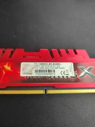 4x G.Skill DDR3 RAM RipJaws X, F3-12800CL9D-4GBXL