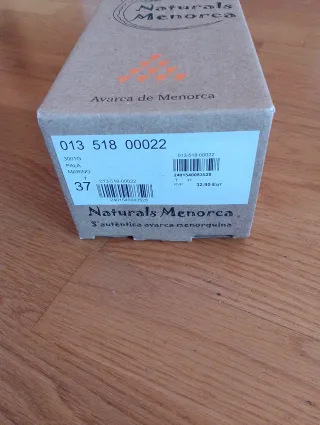 Sandalias Menorca Negras. Nuevas