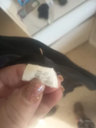 Abrigo largo negro hombre