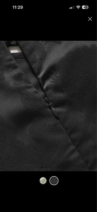 Vestido negro estilo oriental- nuevo