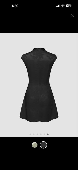 Vestido negro estilo oriental- nuevo