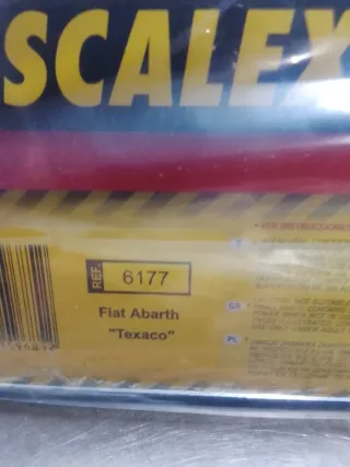 Scalextric Fiat 600 Abarth con luces escala 1.32