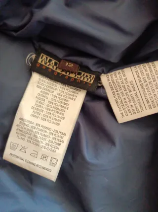 Chaleco plumón azul talla M