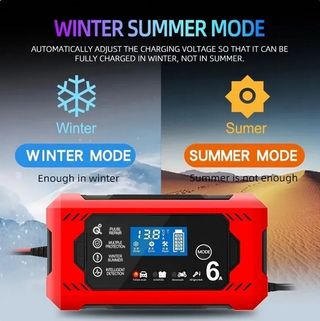 Cargador de Baterias 12V para Coches y Motos