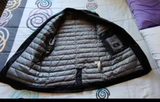 Abrigo Massimo Dutti Negro