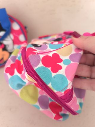 Bolsa merienda y neceser Minnie Mouse