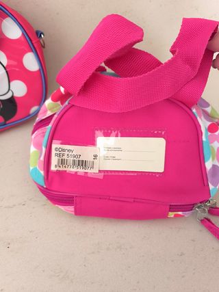 Bolsa merienda y neceser Minnie Mouse