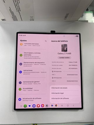 Samsung Galaxy Z Fold6 256GB Negro