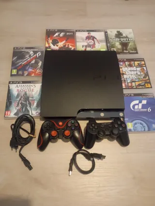 Consola PS3 + 7 Juegos + Mandos