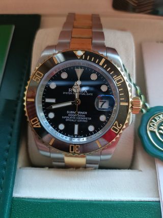 Rolex Submariner Negro y Dorado