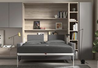 COMPOSICIÓN COMPLETA CON CAMA ABATIBLE VERTICAL.