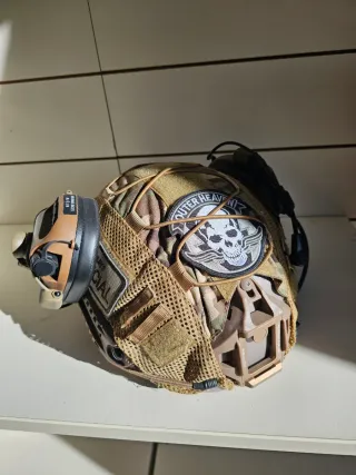 Cuffie Earmor M32 + Elmetto Emerson Fast