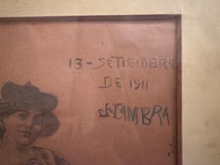 Cuadro J. Cambra 13-Septiembre 1911