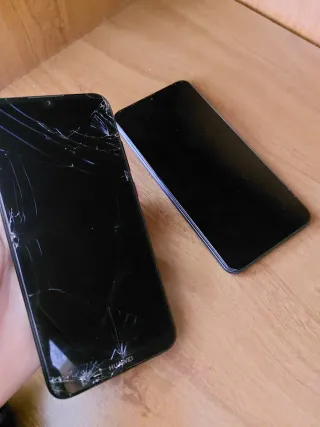 Móviles samsung y Huawei para piezas